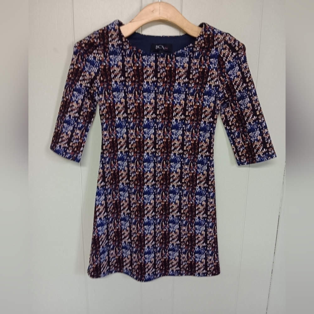 GIRLS BCX GIRL DRESS GIRLS SZ 10 BLUE GOLD